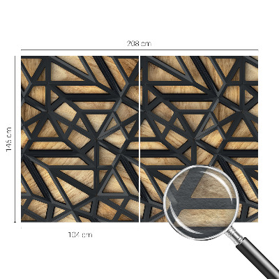 Papel de parede decorativo Conexão geométrica