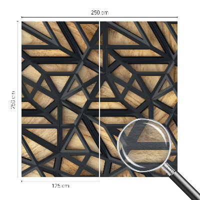 Papel de parede decorativo Conexão geométrica