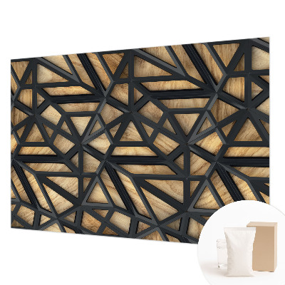 Papel de parede decorativo Conexão geométrica