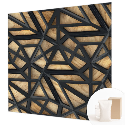 Papel de parede decorativo Conexão geométrica