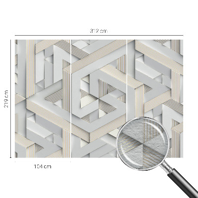 Papel de parede Formas ilusórias