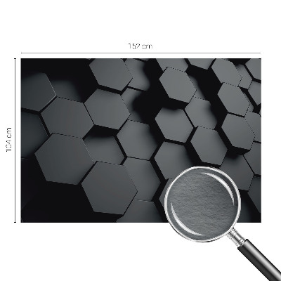 Mural fotográfico hexágonos 3D