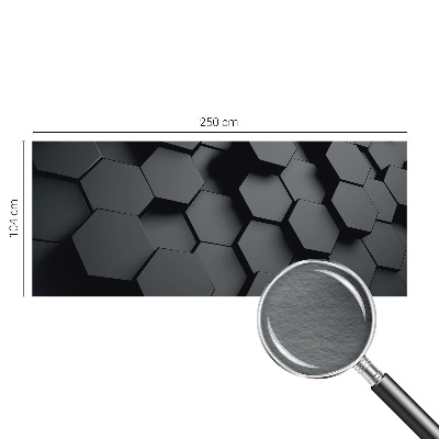 Mural fotográfico hexágonos 3D