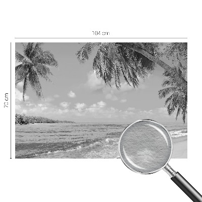 Papel de parede para sala Paraíso tropical