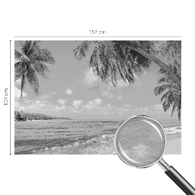 Papel de parede para sala Paraíso tropical