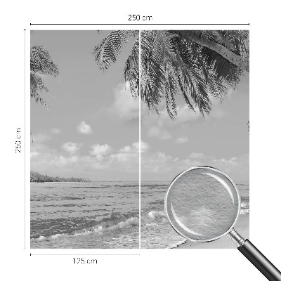 Papel de parede para sala Paraíso tropical