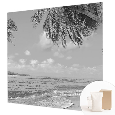 Papel de parede para sala Paraíso tropical