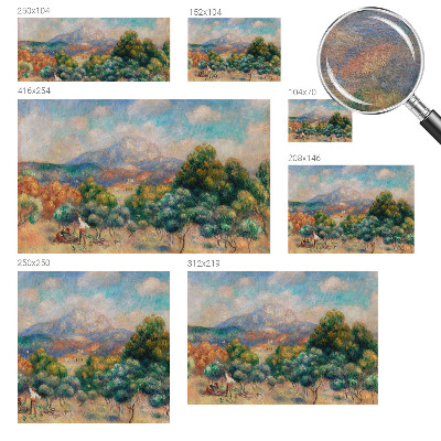 Mural de fotos na parede Paisagem montanhosa