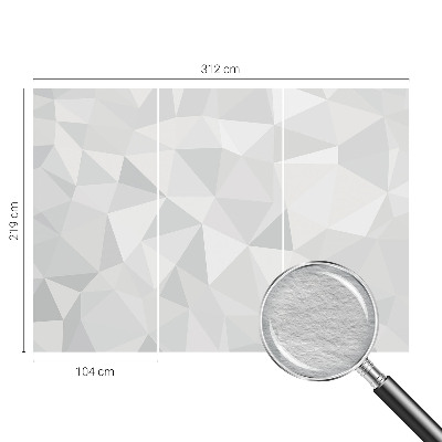 Papel de parede fotográfico Mosaico triangular