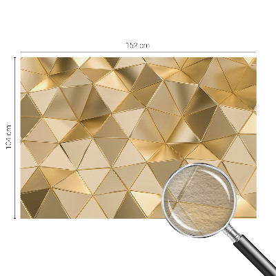 Mural de fotos na parede Padrões triangulares