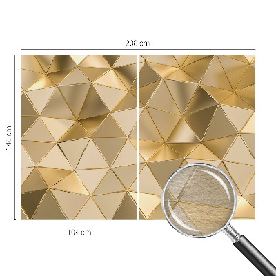 Mural de fotos na parede Padrões triangulares