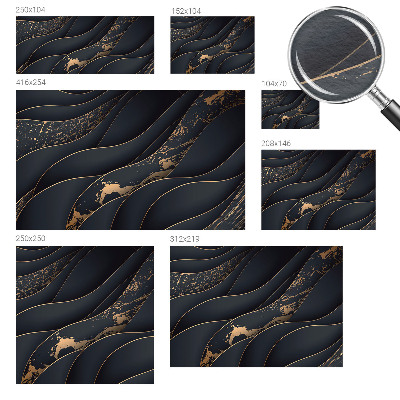 Papel de parede fotográfico Ondas elegantes