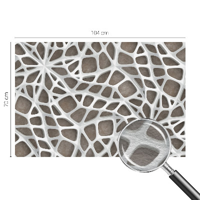 Papel de parede para sala Rede geométrica