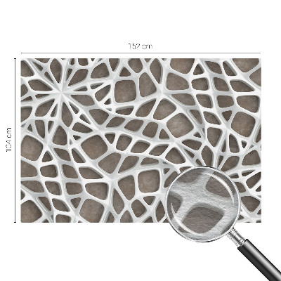 Papel de parede para sala Rede geométrica