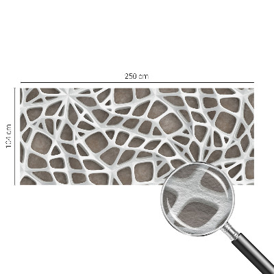 Papel de parede para sala Rede geométrica