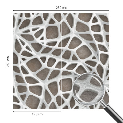 Papel de parede para sala Rede geométrica