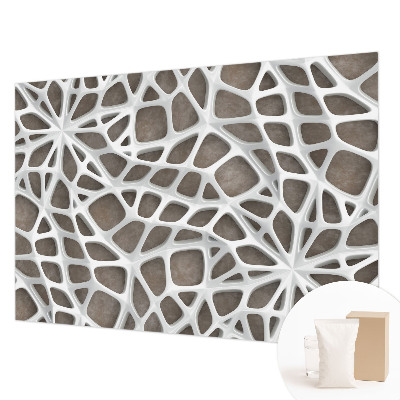 Papel de parede para sala Rede geométrica