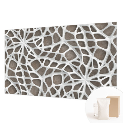 Papel de parede para sala Rede geométrica