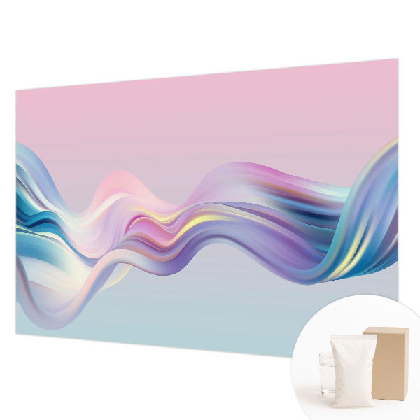 Papel de parede fotográfico Ondas coloridas