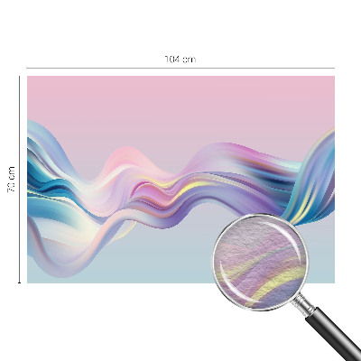 Papel de parede fotográfico Ondas coloridas