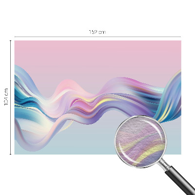 Papel de parede fotográfico Ondas coloridas