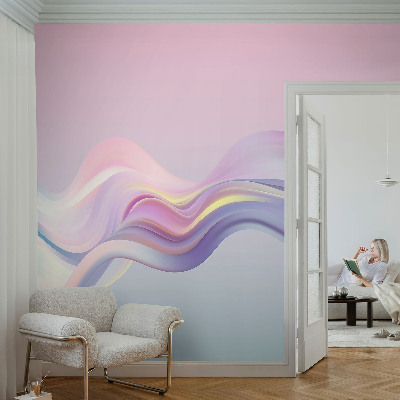 Papel de parede fotográfico Ondas coloridas