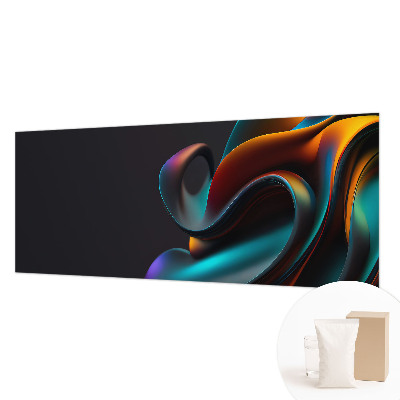 Papel de parede para sala Redemoinho colorido