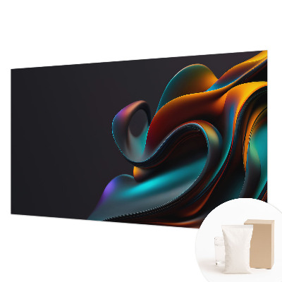 Papel de parede para sala Redemoinho colorido