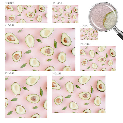 Papel de parede para quarto Composição do abacate