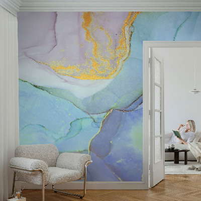 Mural fotográfico Formas em aquarela