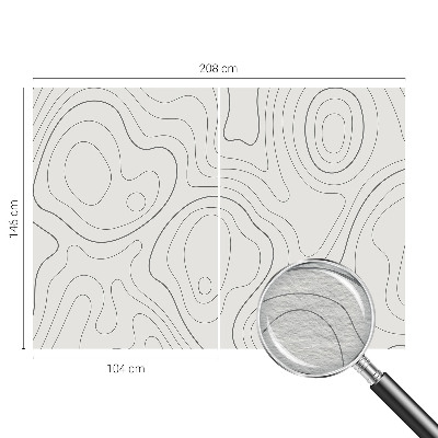 Papel de parede fotográfico Linhas fluidas