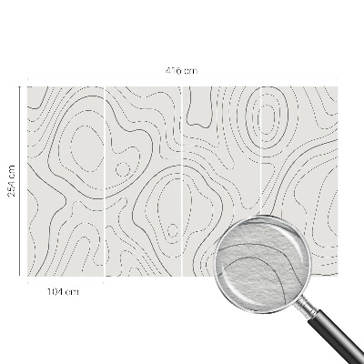 Papel de parede fotográfico Linhas fluidas