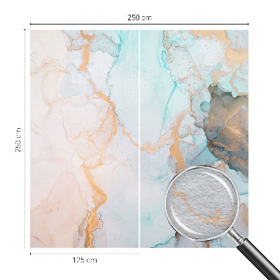 Papel de parede decorativo Ondas em aquarela
