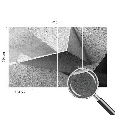 Papel de parede para quarto Estruturas geométricas