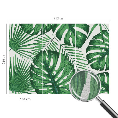 Mural fotográfico Folhas tropicais