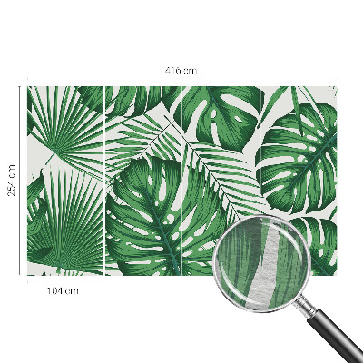 Mural fotográfico Folhas tropicais