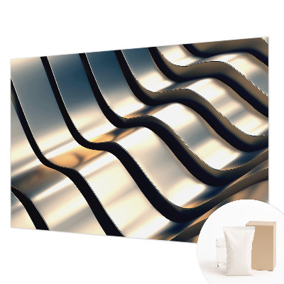 Papel de parede Ondas metálicas