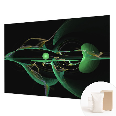 Mural de parede Ondas verdes