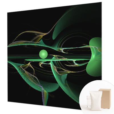 Mural de parede Ondas verdes