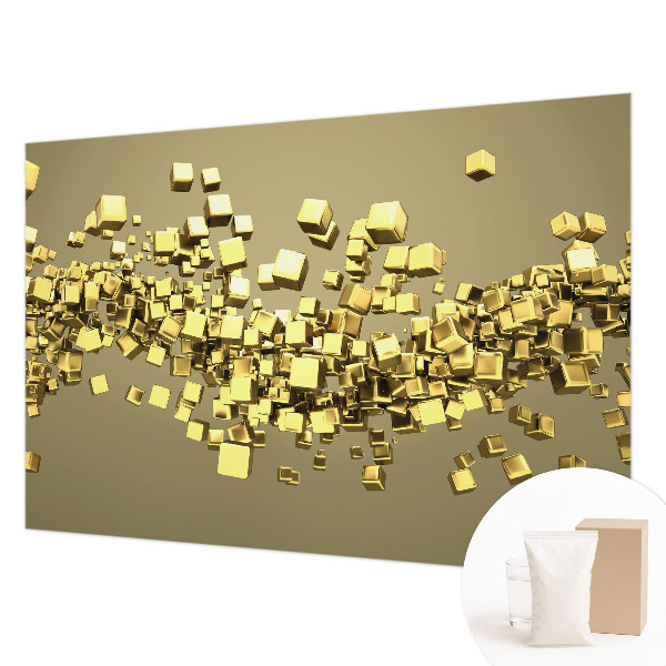 Papel de parede para quarto Cubos criativos
