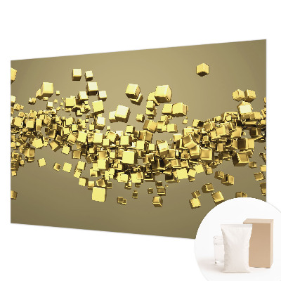 Papel de parede para quarto Cubos criativos