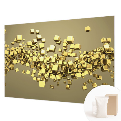 Papel de parede para quarto Cubos criativos