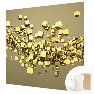 Papel de parede para quarto Cubos criativos