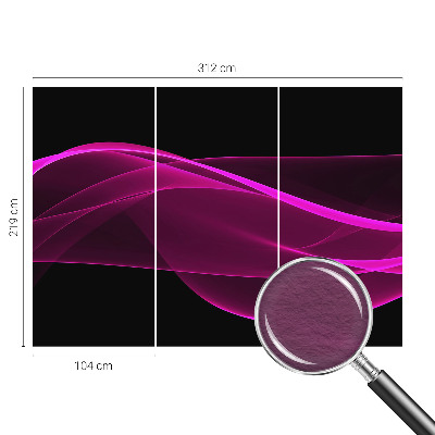 Papel de parede fotográfico fitas cor-de-rosa