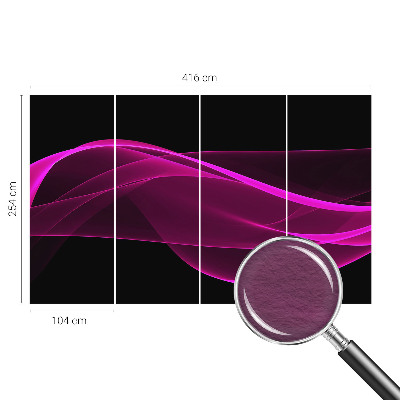 Papel de parede fotográfico fitas cor-de-rosa