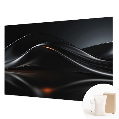 Papel de parede para sala Ondas metálicas
