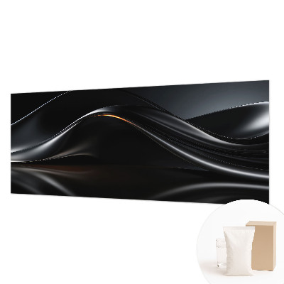 Papel de parede para sala Ondas metálicas