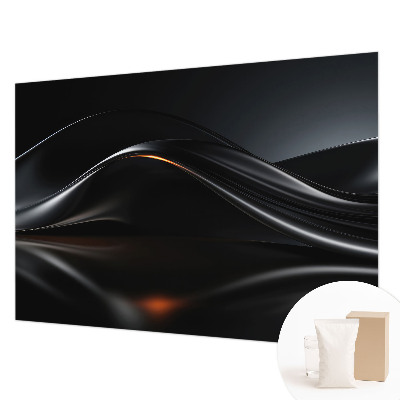 Papel de parede para sala Ondas metálicas