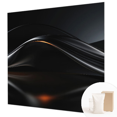 Papel de parede para sala Ondas metálicas