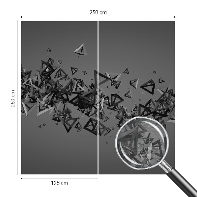 Papel de parede decorativo Abstrações geométricas